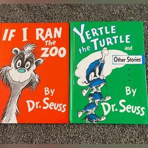 Dr. Seuss Kids Books Yertle the Turtle and Other Stories and If I Ran the Zoo